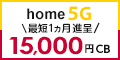 ドコモ home 5Gのポイント対象リンク
